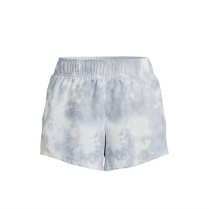 Women's Running Shorts White and Grey Camo